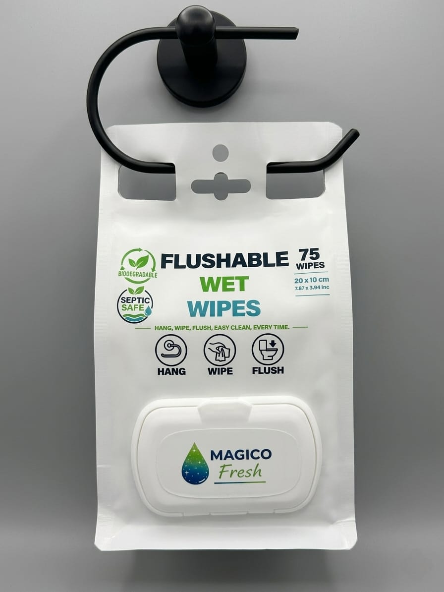 Magico Fresh ıslak mendil ambalaj tasarımı