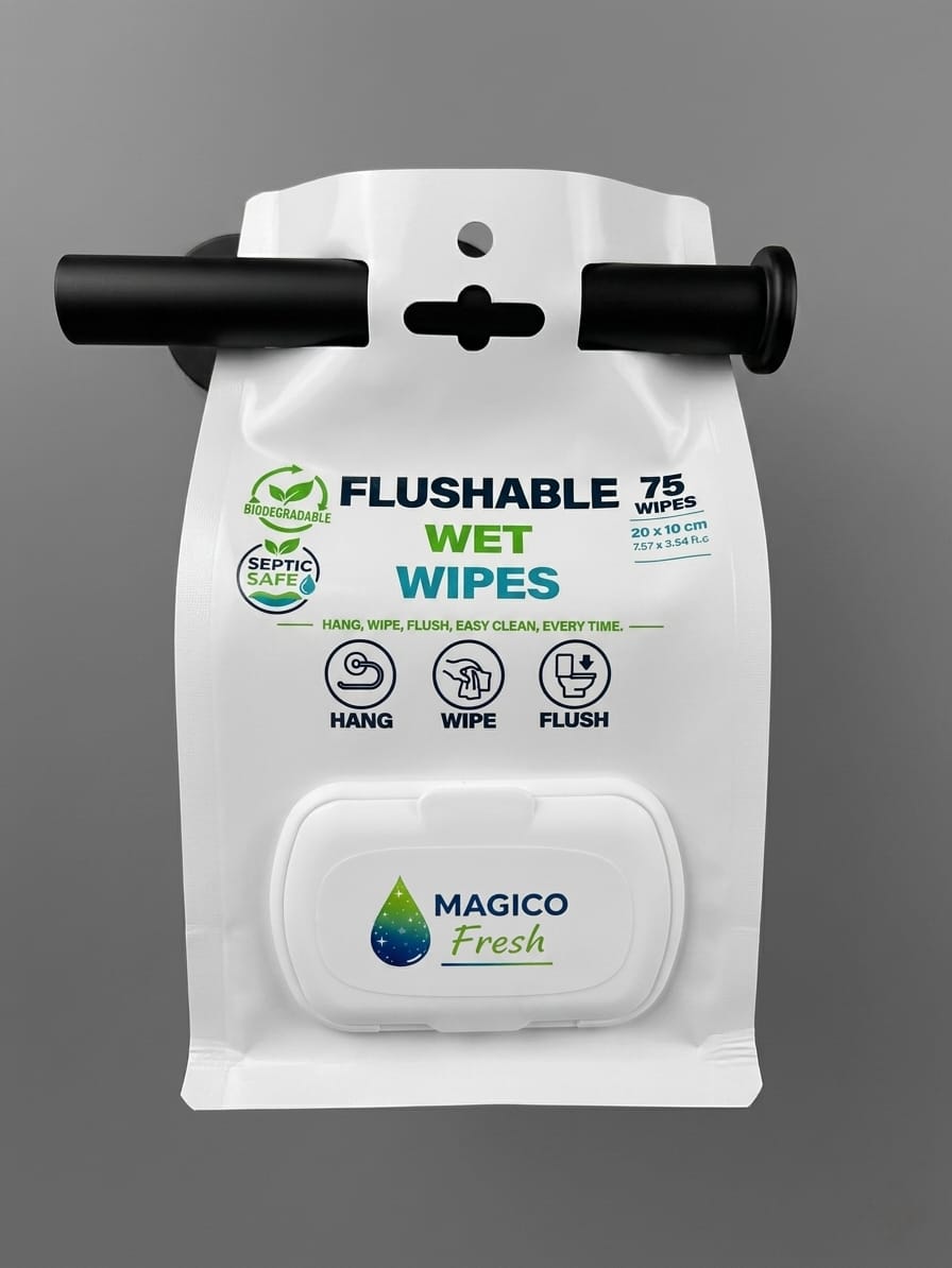 Magico Fresh ıslak mendil ambalaj tasarımı