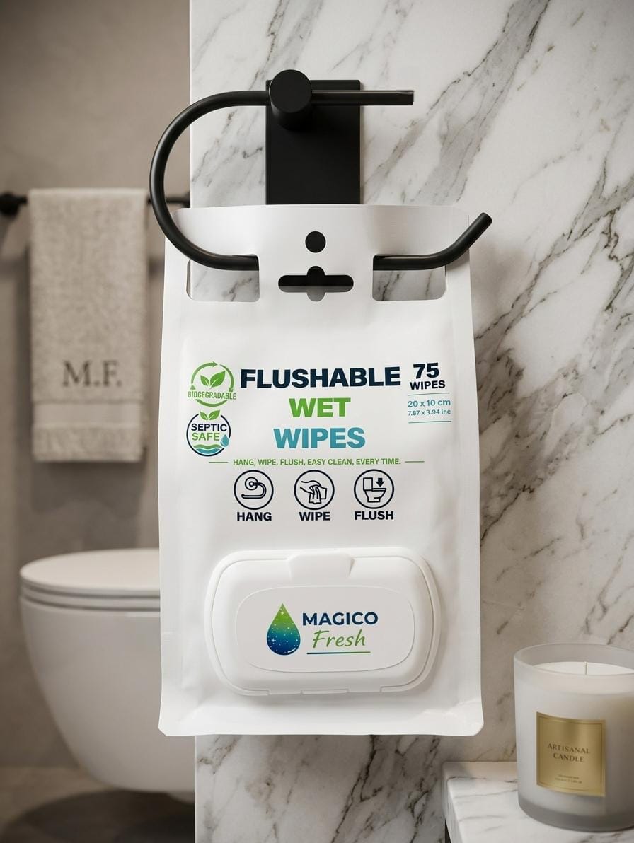 Magico Fresh ıslak mendil ambalaj tasarımı