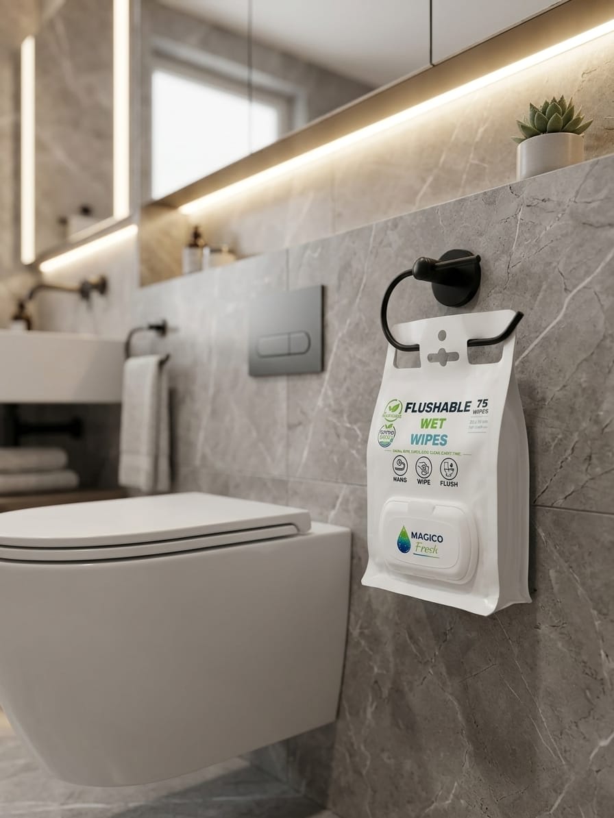 Magico Fresh ıslak mendil ambalaj tasarımı